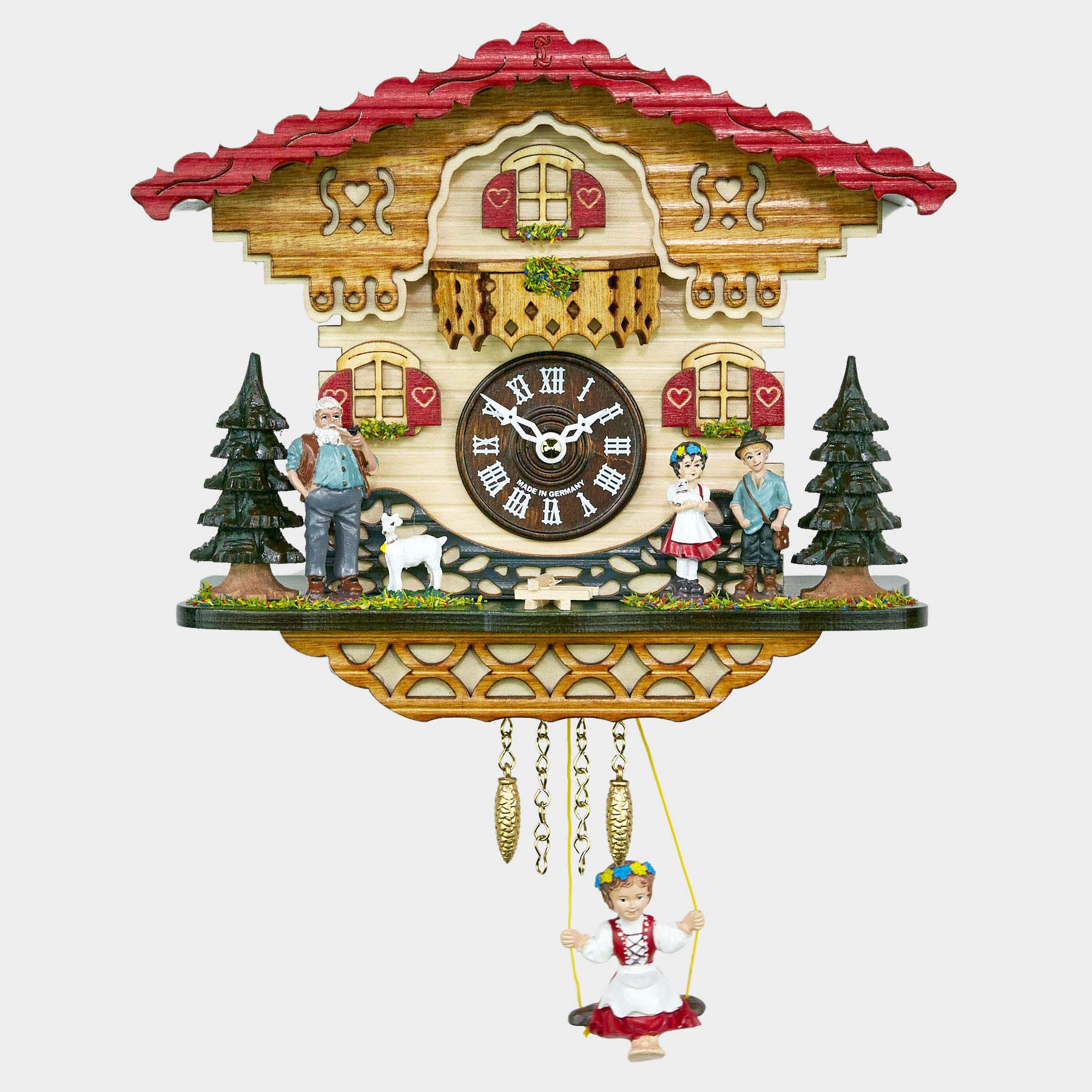 Mini horloge à coucou - Chalet - Kuckucksuhren Shop - Original  Kuckucksuhren aus dem Schwarzwald