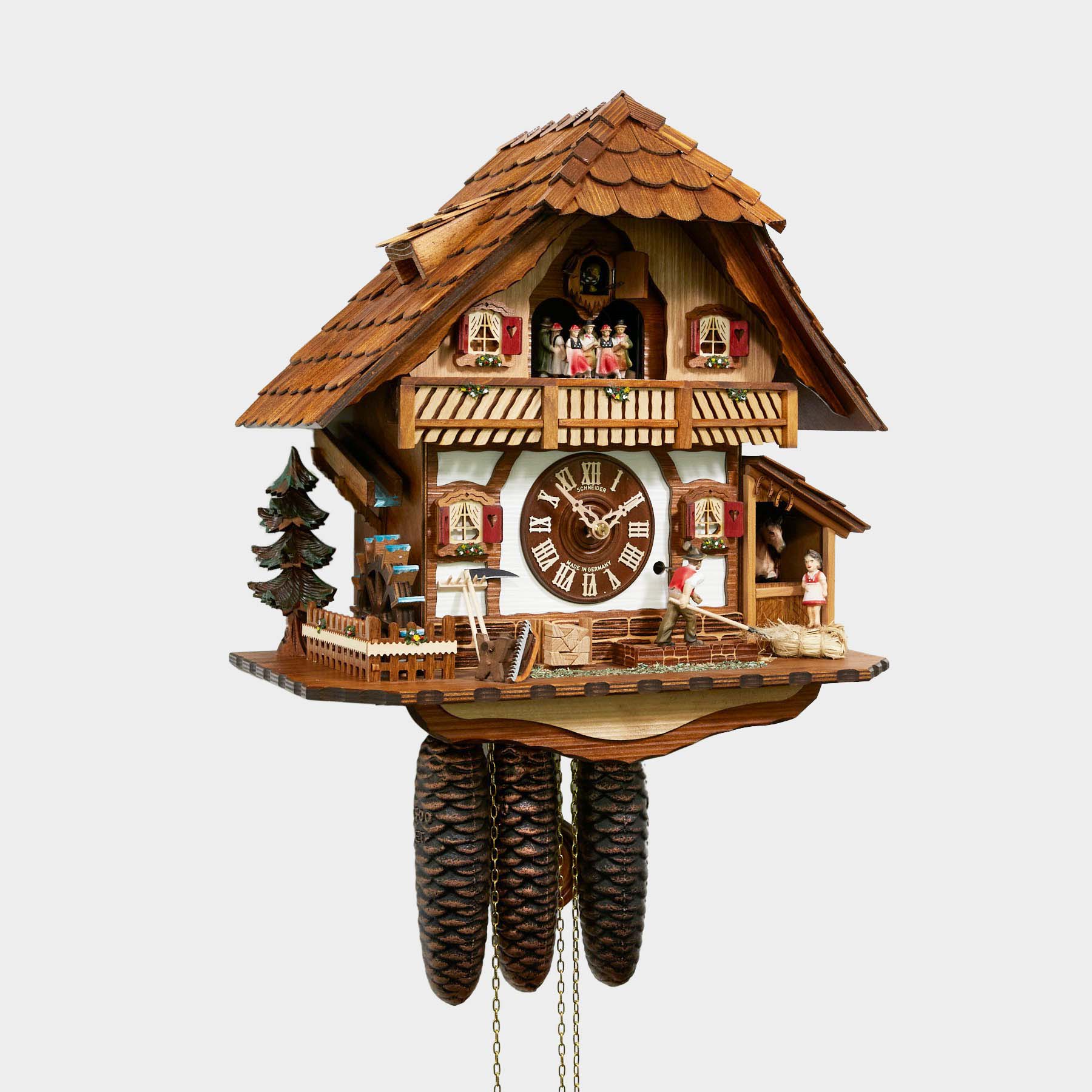 OROLOGIO A CUCÙ - CASA NELLA FORESTA NERA CON STALLA PER CAVALLI -  Kuckucksuhren Shop - Original Kuckucksuhren aus dem Schwarzwald