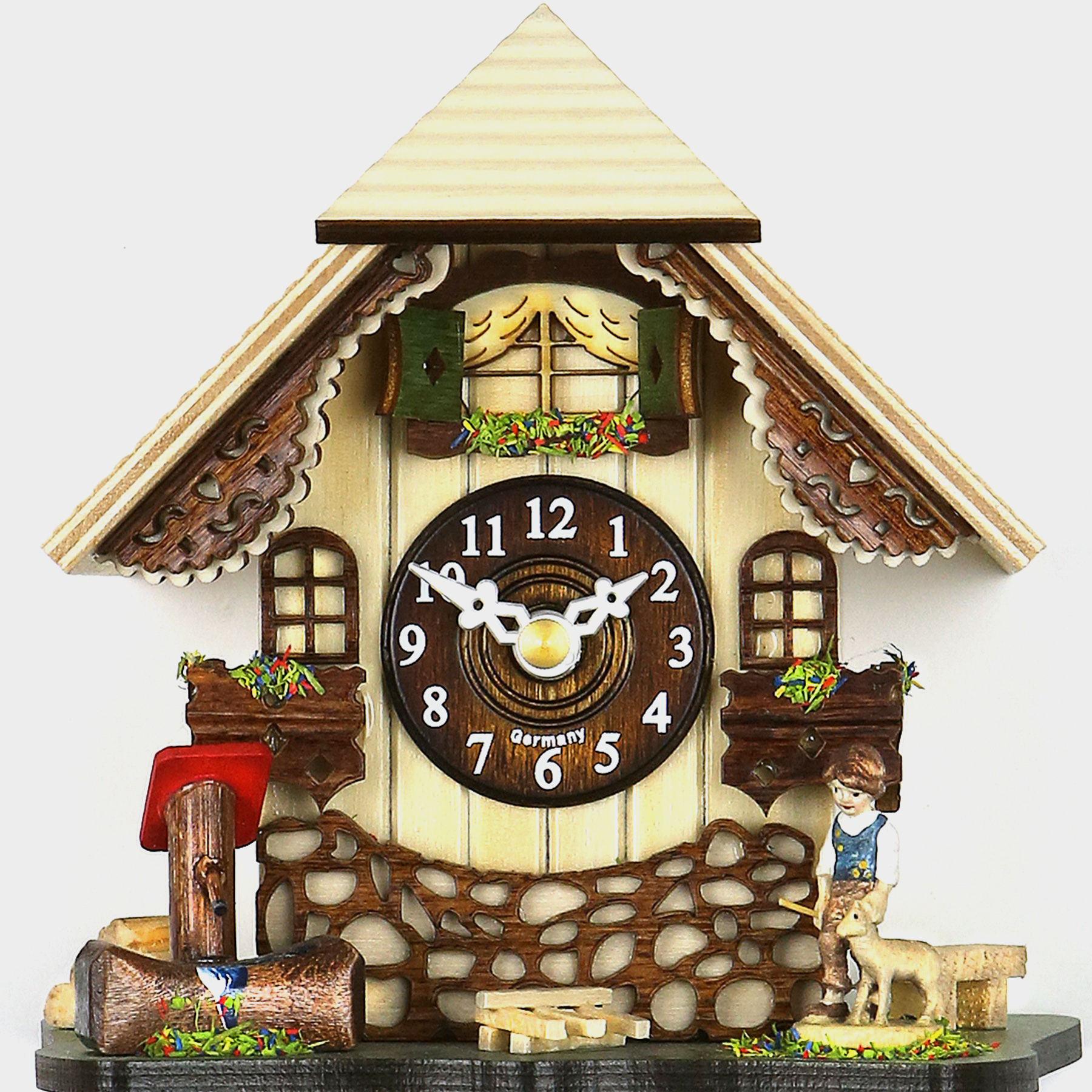 Mini orologio a cucù, Foresta Nera, quarzo, pendol - Kuckucksuhren Shop -  Original Kuckucksuhren aus dem Schwarzwald