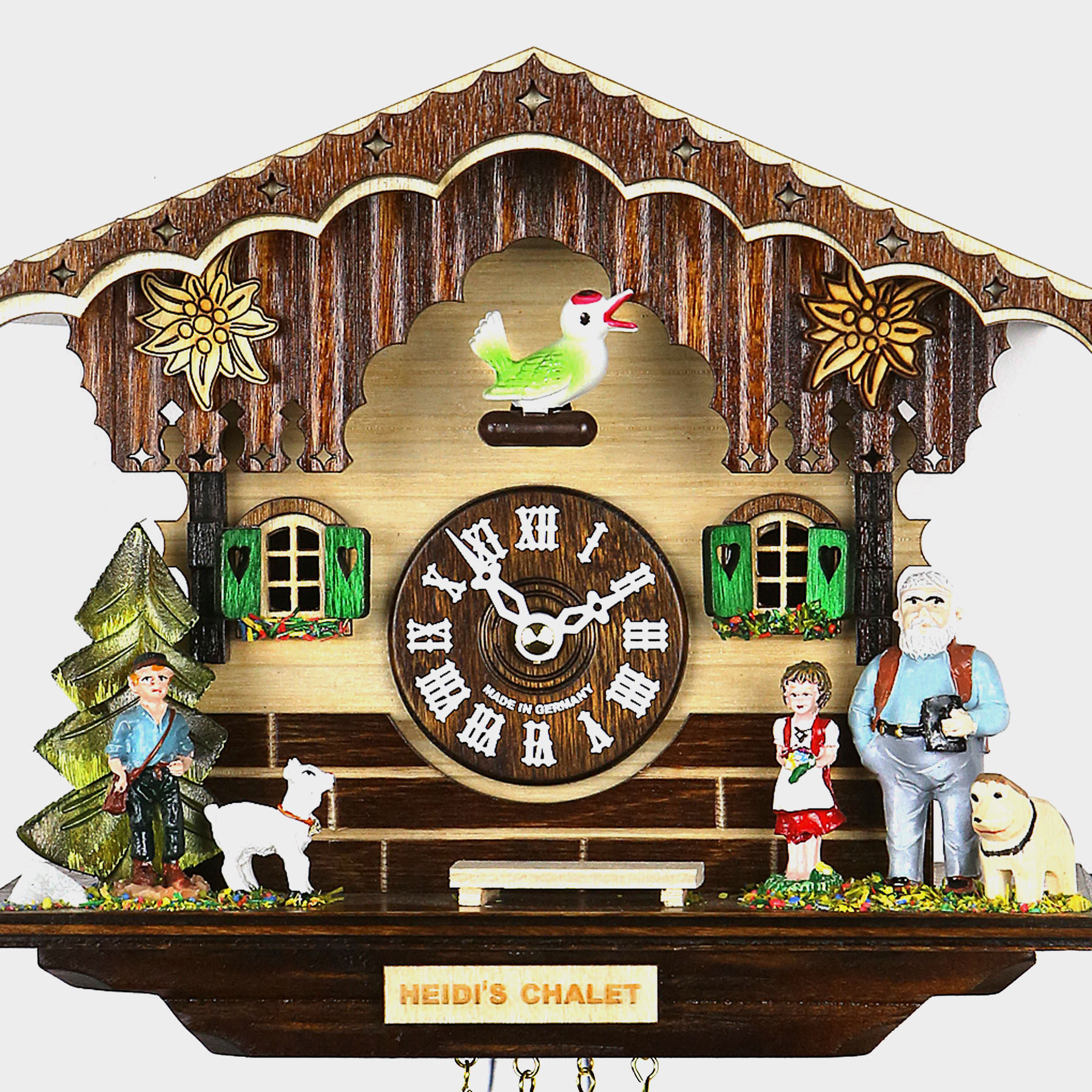Mini reloj pendel, reloj cuco, mini relojes cuco de la Selva Negra, chalet  - Kuckucksuhren Shop - Original Kuckucksuhren aus dem Schwarzwald