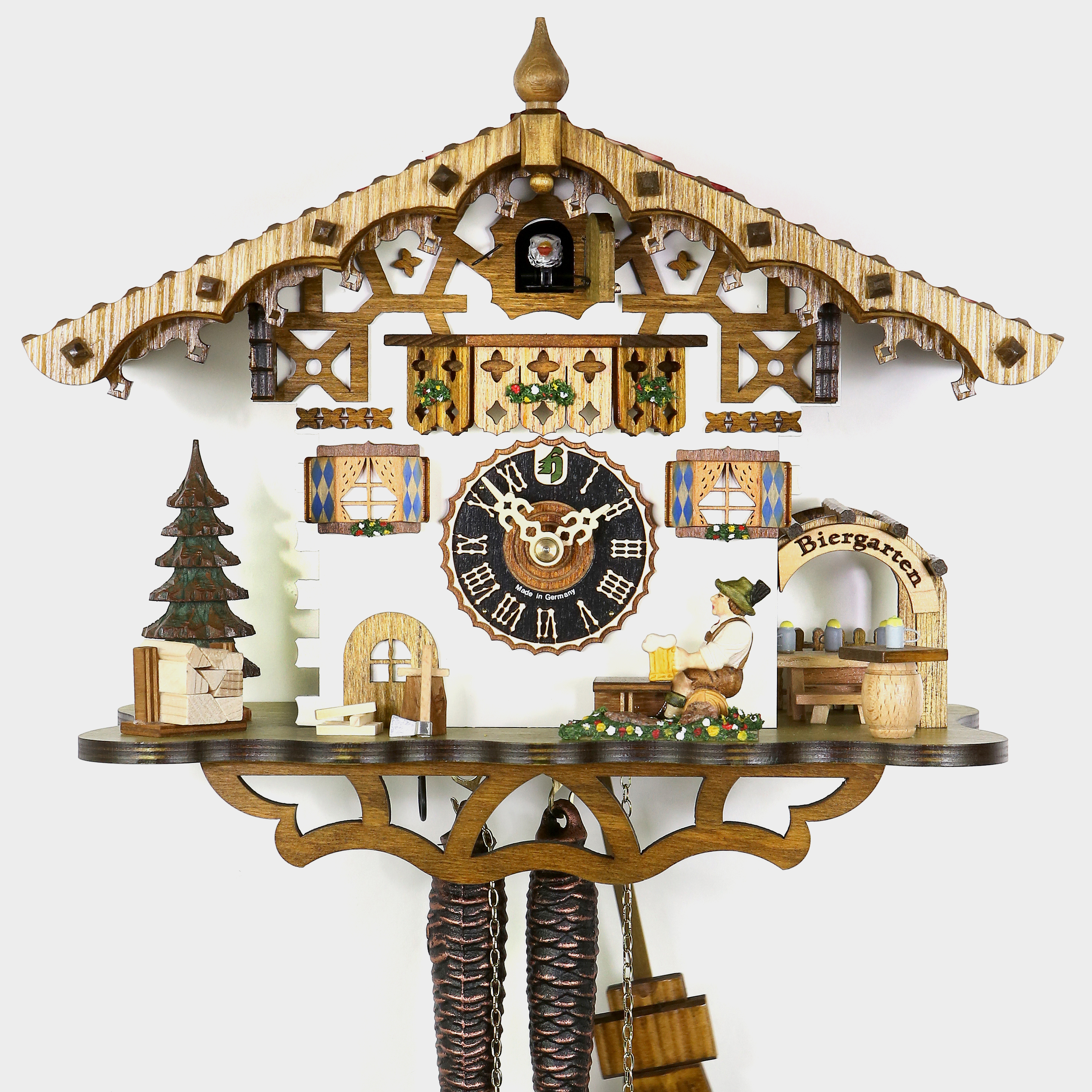 Schwarzwald Orologio A Cucù, In Legno Coo Coo, Orologio Decorativo Da Parete Con Pendolo E Funzione Chiming Per Orologi Da Parete Perfetti Per La Casa, Il Soggiorno (chalet