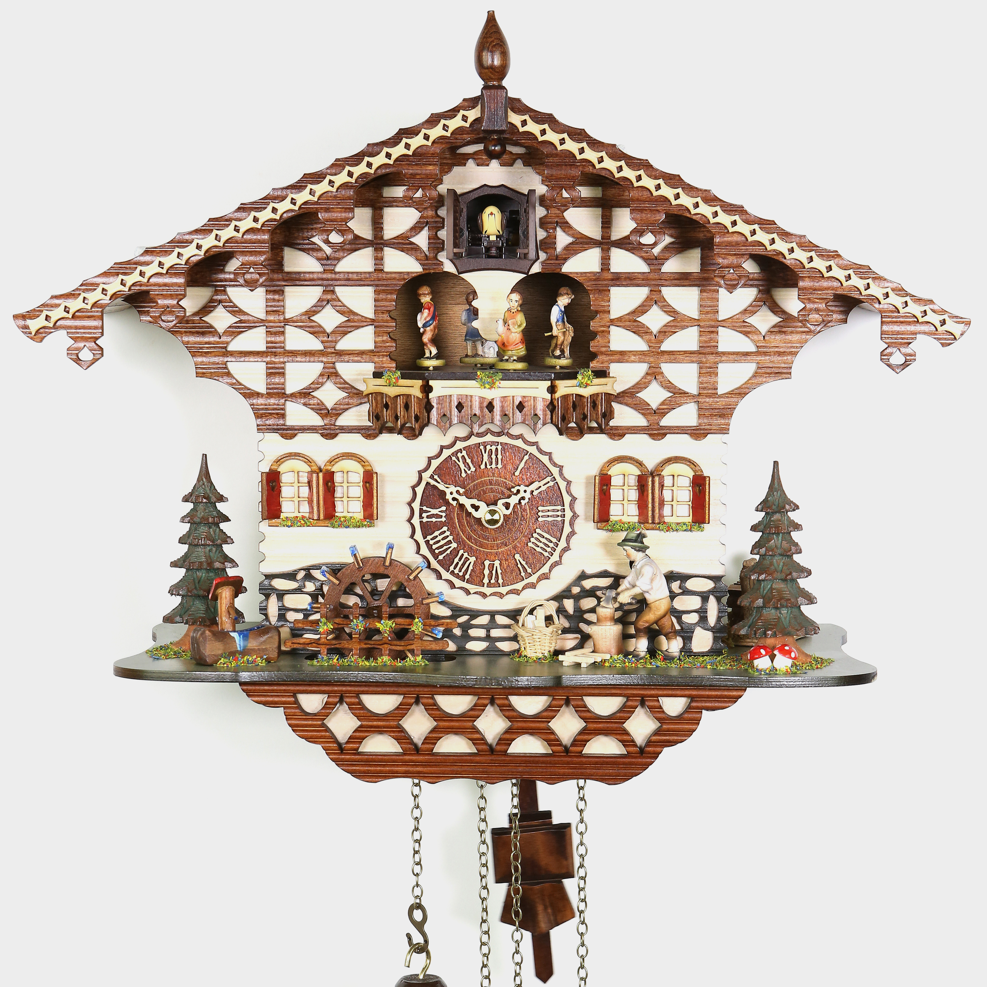 Cuarzo reloj cuco schwarzwald música melodías Triberg- reloj de