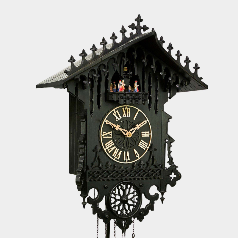 Cuckoo Clock - Gothic with dancing group - offered exclusively by us