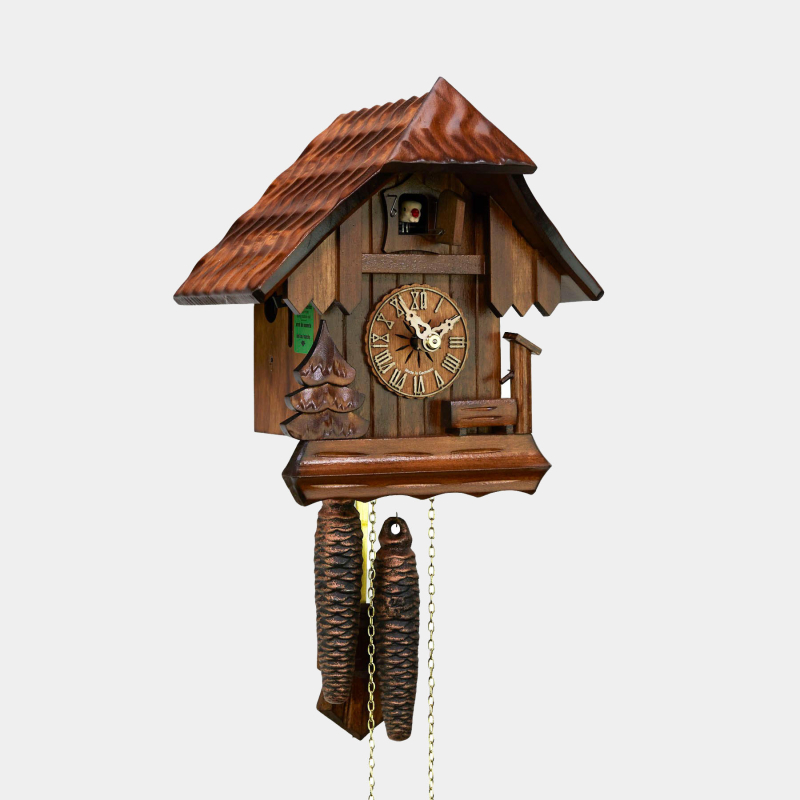Kuckucksuhr Cuckoo Clock 425Q Original Schwarzwald drehendes Mühlrad 
