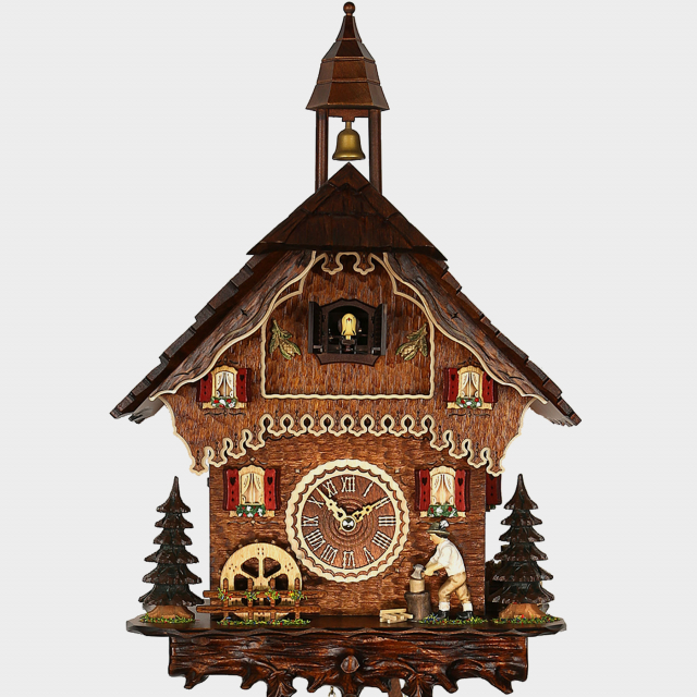 Cuckoo Clock  - Black Forest House  Woodchopper