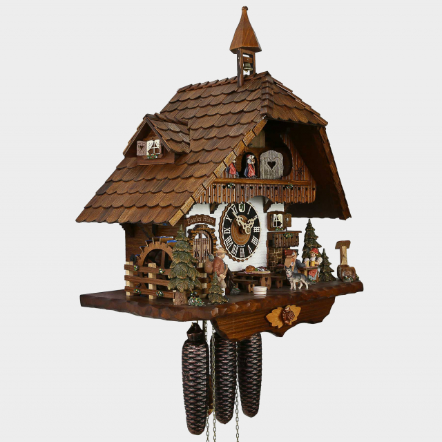 Nuovo orologio a cucù originale Foresta Nera Hones New Cuckoo clock Black  Forest mechanical 