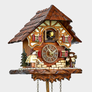 Reloj de cuco estilo “Chalet” de cuarzo 31cm de Engstler